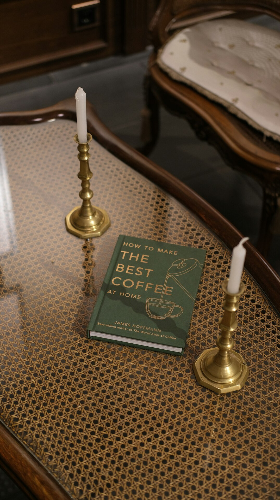 mystery book on table