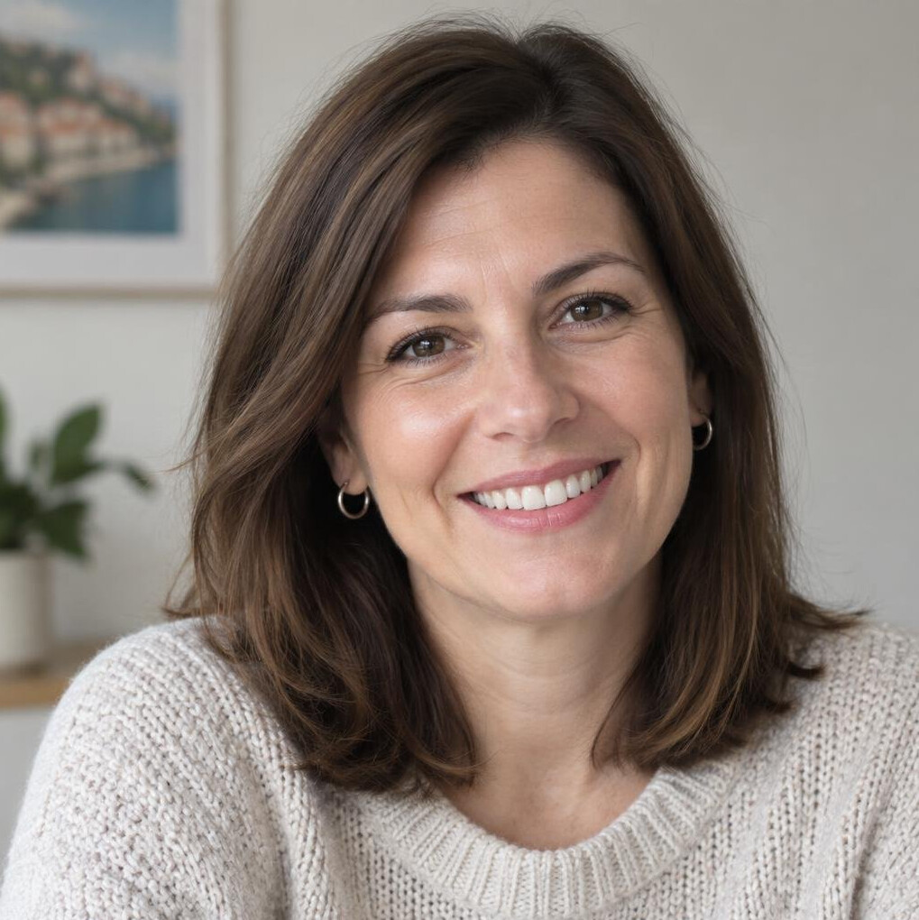 Portrait of a Croatian woman smiling warmly